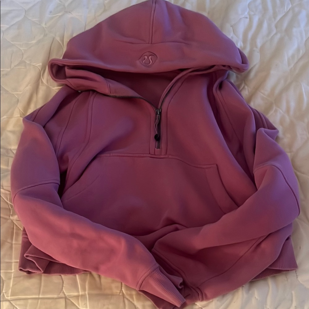 Lululemon Pink Half-Zip Hoodie
